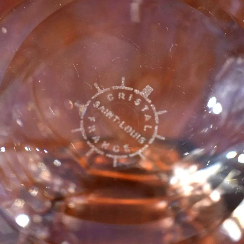 Saint Louis Crystal Touraine Vase – 10 cm Diameter x 9.5 cm Height